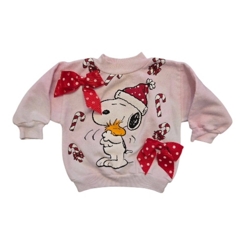 Vintage 1990s Snoopy Christmas Sweatshirt